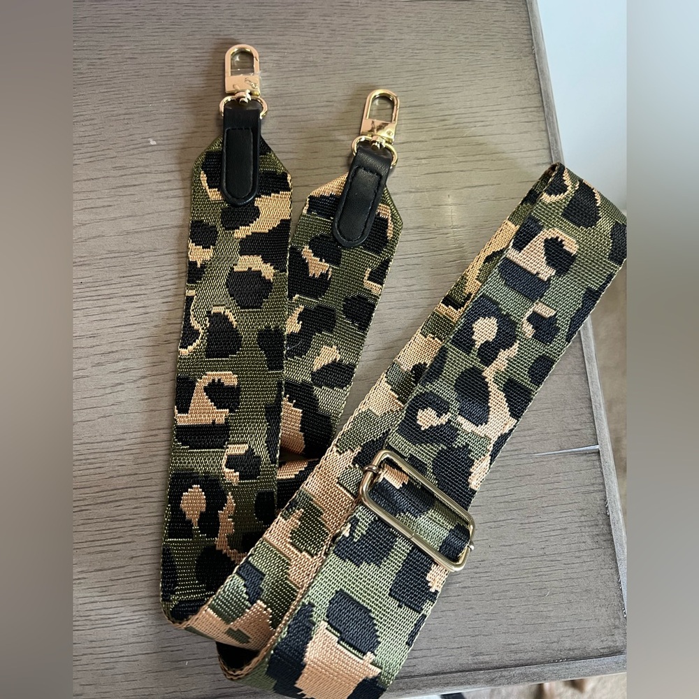 Adjustable Cheetah Purse Strap